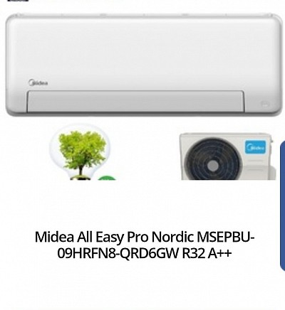 Midea 1320 лв - 674,92 евро с безплатен монтаж